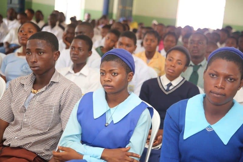 Students at the school adoption and mentorship programme organised by the Kogi Ministry of Education